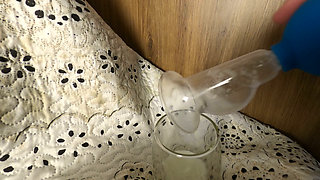 A Glass of Breast Milk for Me and a Pussy Full of Cum for My Lovely Wife