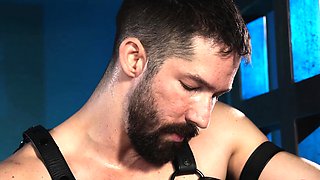 BDSM slave flogged and anal fucked!