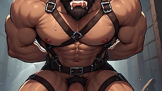 3D Hardcore Harness Men Art