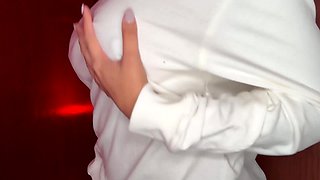 Perfectly shaped latina bombshell fitted bald dude's hard cock in loud manners
