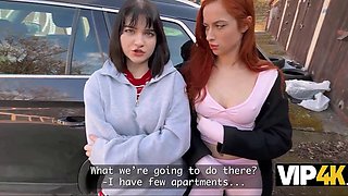 Lesbian Girlfriends - Acting as Sex Doll and Cuckquean for Money