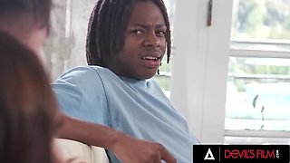 Rissa May Sneaky Handjob Under Blanket Turns Into Wild Big Tits Fuck