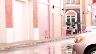 Thai amateur teen picked up for hard sex