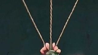 Frail Granny Rope Bondage - Extremely Aroused & Needs Cum Inside