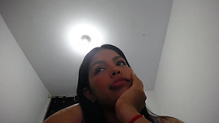 My First Show in Front of the Webcam - Undressing for You