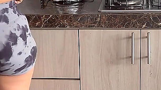 My Stepmom Lets Me Help Her with the Dishes in Her Kitchen and I End up Her