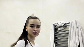 Small titted babe Monica Sweet in