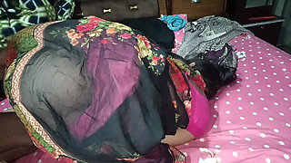 Desi Stepmom Hard Fucking Ass and Sucking Big Cock Eating Cum