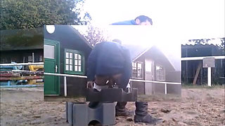Dildo in the Riding Arena