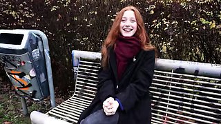 GERMAN SCOUT - Redhead Alice Seduce Sex