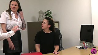 Lacey Starr - office lesbain three-way