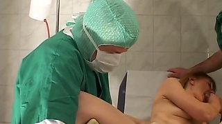 Insatiable Mature Patient Drained in Medical Exam Chair