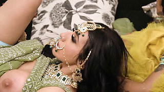 A couple of exotic sluts are fucked in an MFMF foursome