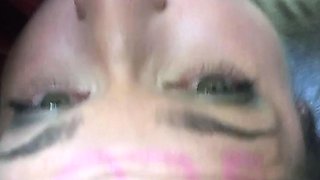 Amateur girlfriend blowjob on webcam
