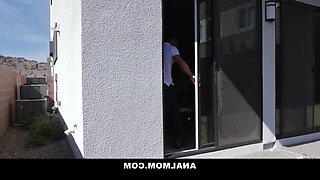 Sun-kissed and alluring, the mature woman's backside thoroughly pleasured.