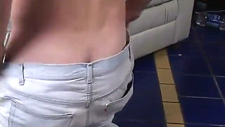 Stud Loves Big Black Strap on in Ass