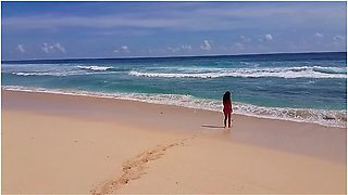 Perfect Sex On Perfect Beach With A Perfect Girl # After Fuck Pee On The Beach