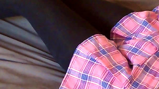 Cute girl control his orgasm