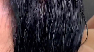 Milk.blowjob and Cock Riding. Best Sexy Morning. Moaning Busty Brunette MILF