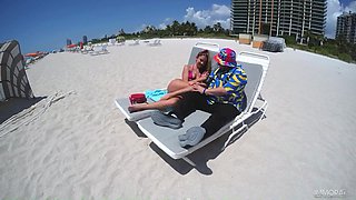 Hot slender beauty Khloe Kapri gives me a sensual blowjob and rides my cock like a cowgirl