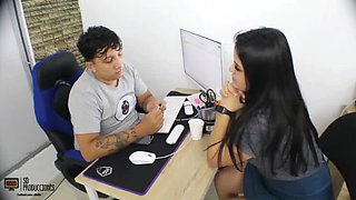 Melanie Caceres & Milan Smit: Promotion Procurement Through Passionate Blowjob & Creampie