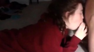 Hard Fucking med min norske GF - Sperm i munnen