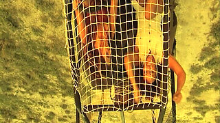 Mature Brunette Deepthroats Throbbing Cock with Dripping Spit