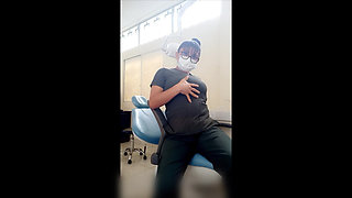 The Dental Doctor Decides to Become an Adult Content Creator and Shows Her Slutty Butt