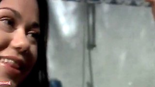 The Dark Haired Beauty Is Being Fucked In The Bathroom - Lara Tinelli And Harry S.morgan