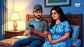 Horny Indian Aunty Seduces Young Delivery Boy at Home