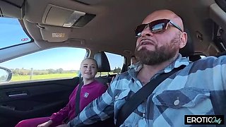 German Teen Dasha Dark Takes Big Cock Anal From Older Man Bad Volodya - Hardcore Blowjob & Doggy Style Fuck