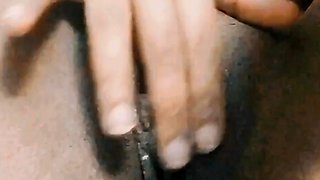 Hot ass brunette vibrator close up masturbation