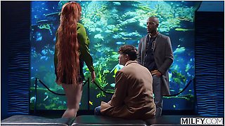 Married Redhead Lauren Phillips Gets Dped By Two Studs