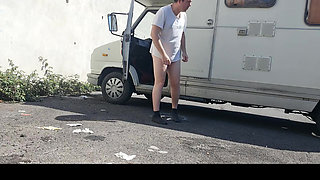 I get completely naked on the street
