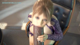 Busty Anime Wifes Cartoon Cheating with Massive BBC