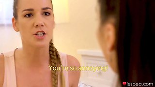Today is the day she finally tastes her stepsister's labia - lesbea