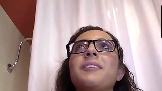 Busty ash-blonde mummy showcases her monster stiffy to