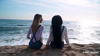 Apolonia Lapiedra's Hot Lesbians Play on a Passionate Pool Table