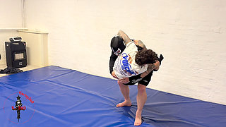 Kourtneyinked Vs Masked Rider - Submission Wrestling Showdown