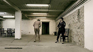 Dominatrix Mistress April - Cell 45, yard exercise