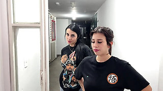 Lesbian Threesome Ass Licking: Sweet Kimmy & Katty Blake Rimming Hard Big Ass