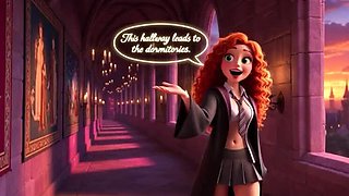 POV One Week With a Hot Curvy Redhead at Magic University in 3D Cartoon Sex
