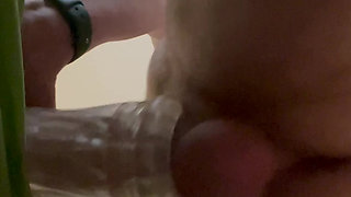 Young Horny Pup Twink Fucking a Fleshlight. Big Dick, Hot Body