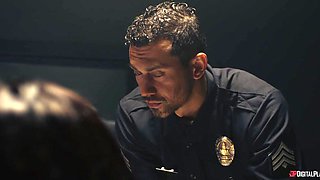 Nicole Kitt's Dark Power in a Uniform Scene