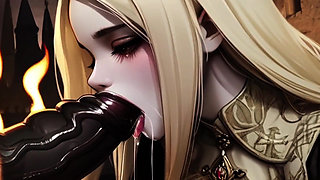 Busty White Bitches Worship BIG BLACK MUSLIM WARRIOR COCK