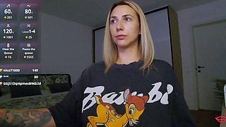Blonde Teen Solo Masturbation