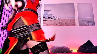 Pregnant Redhead Webcam Masturbation