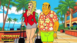Married Bitch Sucks BBC and Gets Fucked in a Hawaii Hotel