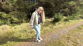 Emergency While Walking on the Public Trail but Had to Wet My Jeans