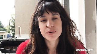 Stunner mademoiselle at small tits clip